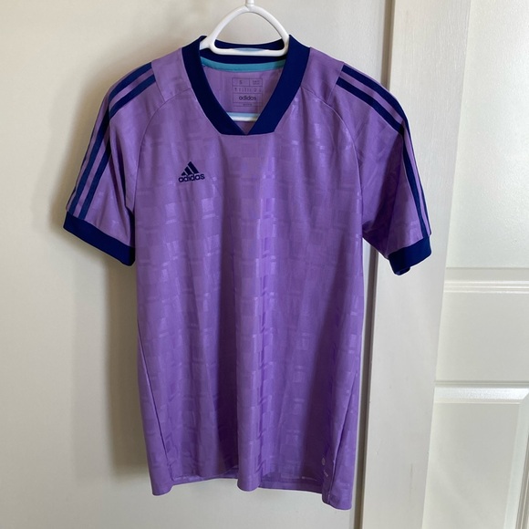 adidas Mens TIRO Short Sleeve Jersey MEN Shirt Small - Picture 2 of 8